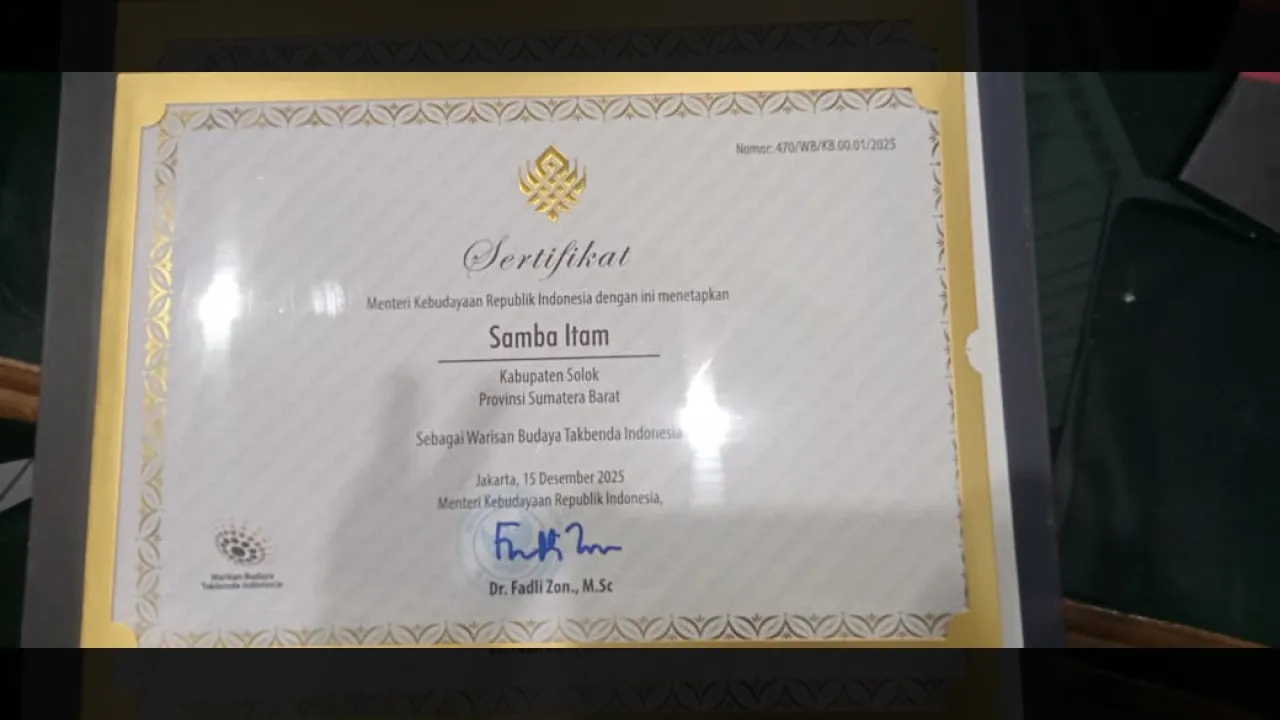 Sertifikat Samba Itam